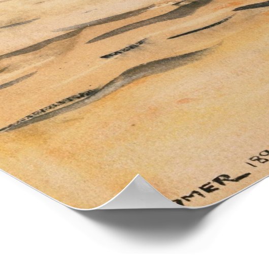 Winslow Homer Rowing Home Poster (Hoek)