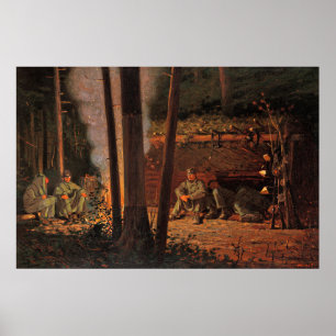 Winslow Homer - Voor Yorktown Poster