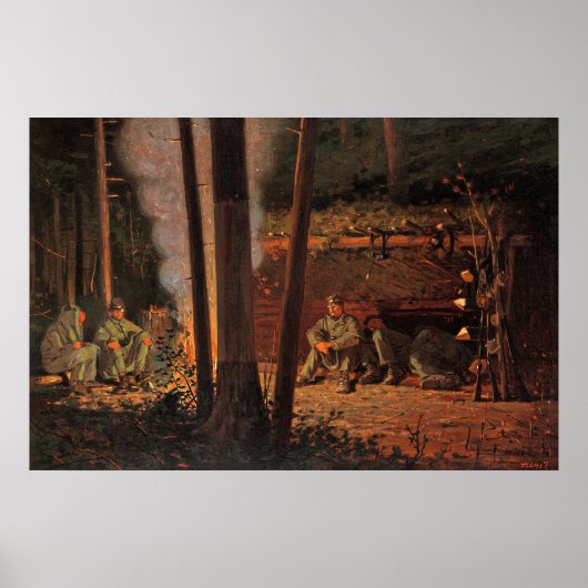 Winslow Homer - Voor Yorktown, Poster (Voorkant)