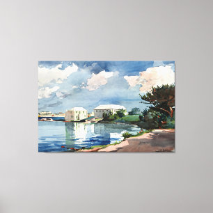 Winslow Homer, Zoutketel, Bermuda Canvas Afdruk