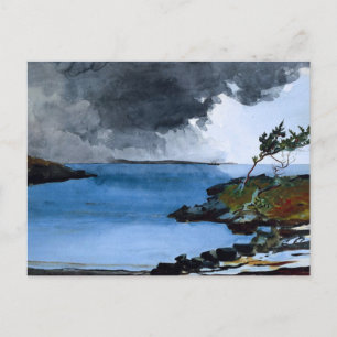 Winslow Homer's "Het komende Storm" Briefkaart