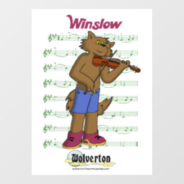 Winslow Window Cling Raamsticker