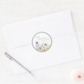 Winsome Wildflower Wedding Sticker (Envelop)