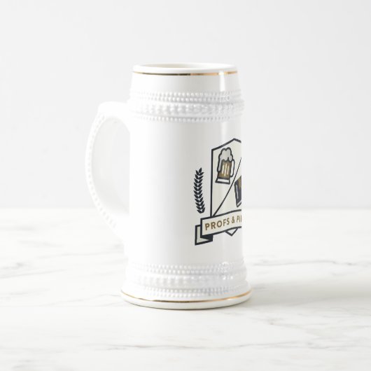 Winst en Pints beer stein Bierpul (Voorkant links)