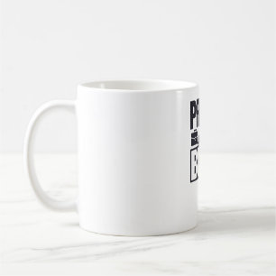 Winst over drukke minimalistische ondernemer koffiemok