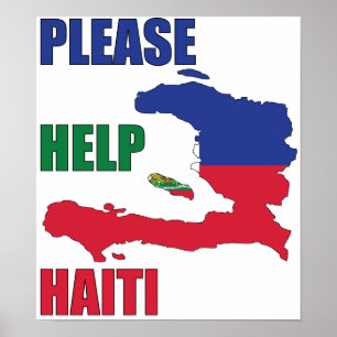 Winst voor - Help Haïti alstublieft Poster