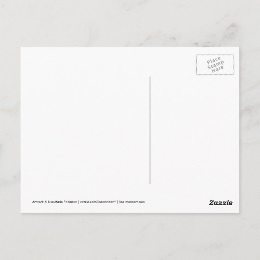 Winston | Carte postale Art Chouette d'affaires Sl (Dos)