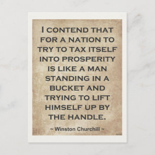 Winston Churchill #1 Briefkaart