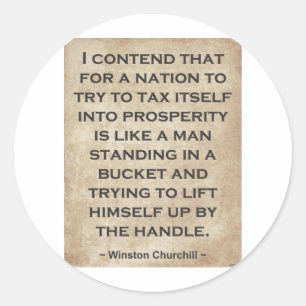 Winston Churchill #1 Ronde Sticker