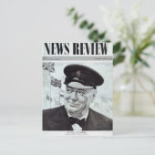 Winston Churchill Briefkaart (Staand voorkant)