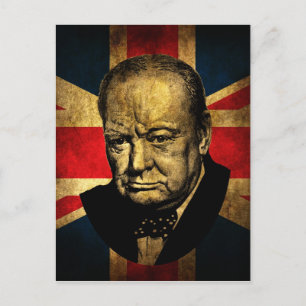 Winston Churchill Briefkaart