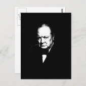 Winston Churchill Briefkaart (Voorkant / Achterkant)