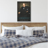 Winston Churchill - Britse premier Decor Canvas Afdruk (Insitu (Slaapkamer))