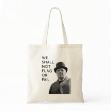 Winston Churchill Canvas tas