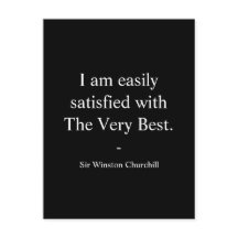 Winston Churchill citaat; het allerbeste