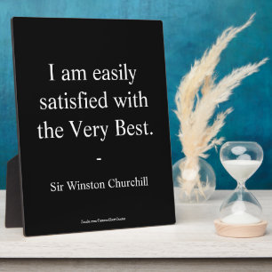 Winston Churchill citaat; Het Allerbeste Fotoplaat
