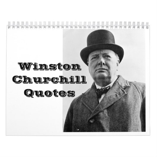 Winston Churchill citaten Kalender (Hoes)