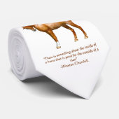 Winston Churchill Horse Stropdas (Opgerold)