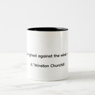 Winston Churchill Inspirerende Quote Mok – Vlieger