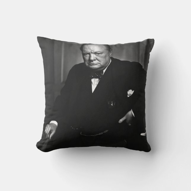 Winston Churchill Kussen (Voorkant)