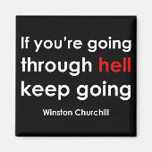 Winston Churchill Magneet (Voorkant)