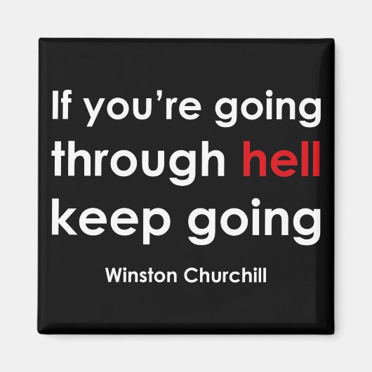 Winston Churchill Magneet (Voorkant)