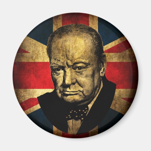 Winston Churchill Magneet (Voorkant)