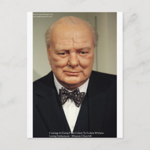 Winston Churchill Mislukking Wijsheid Citaat Cadea Briefkaart