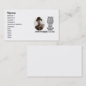 Winston Churchill niet het einde van het begin Visitekaartje (Voorkant / Achterkant)