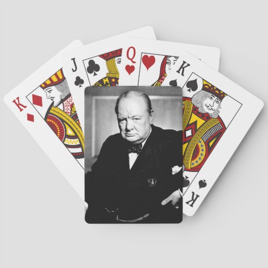 Winston Churchill Pokerkaarten (Achterkant)
