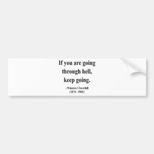 Winston Churchill Quote 4a Bumpersticker