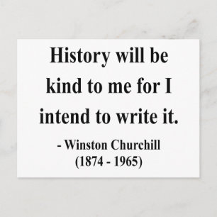 Winston Churchill Quote 7a Briefkaart