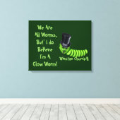 Winston Churchill Quote Canvas Afdruk (Insitu (Houten vloer))