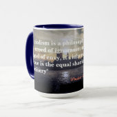 Winston Churchill Quote over het socialisme Mok (Voorkant links)