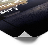 Winston Churchill Quote over het socialisme Poster (Hoek)