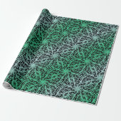 Winston Forest groen en zwart Cadeaupapier (Uitgerold)