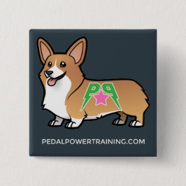 Winston-knop Vierkante Button 5,1 Cm