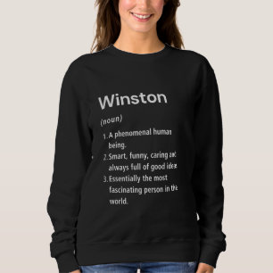 Winston Name Definition Funny Dictionary Trui