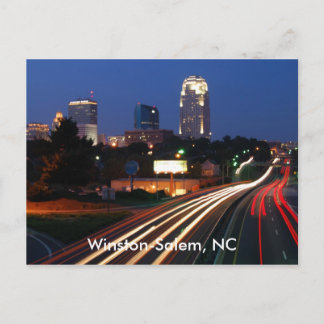 Winston-Salem, NC-Briefkaart Briefkaart