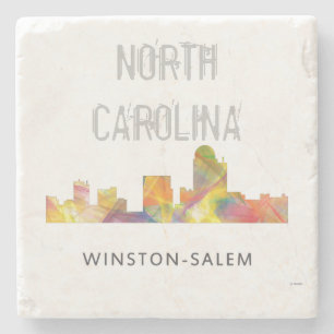 WINSTON - SALEM, NTH CAROLINA SKYLINE - STENEN ONDERZETTER