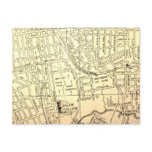 Winston-Salem, Vintage Kaart NC