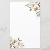 Winte White floral Find the Guest Kerstgame (Achterkant)