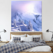 Winter 10 canvas afdruk (Insitu (Slaapkamer))