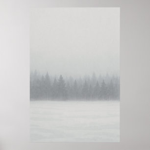 Winter 10, januari mist, seizoensgebonden print