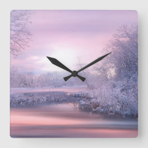 Winter 2019-02 vierkante klok