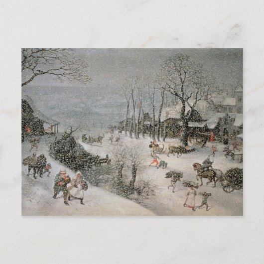 winter 2 briefkaart (Voorkant)