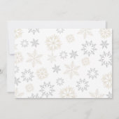 Winter 2e verjaardag foto uitnodiging (Achterkant)