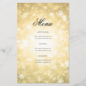 Winter 70th Birthday Programme Gold Wonderland Men (Achterkant)