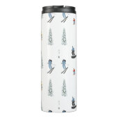 Winter afdaling patroon thermosbeker (Achterkant)