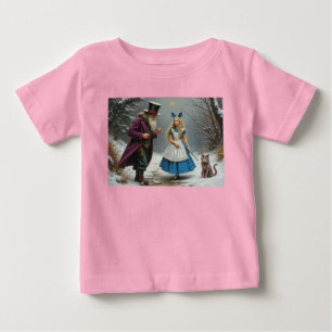 Winter Alice baby roze shirt